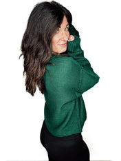 Evergreen Glow Sweater