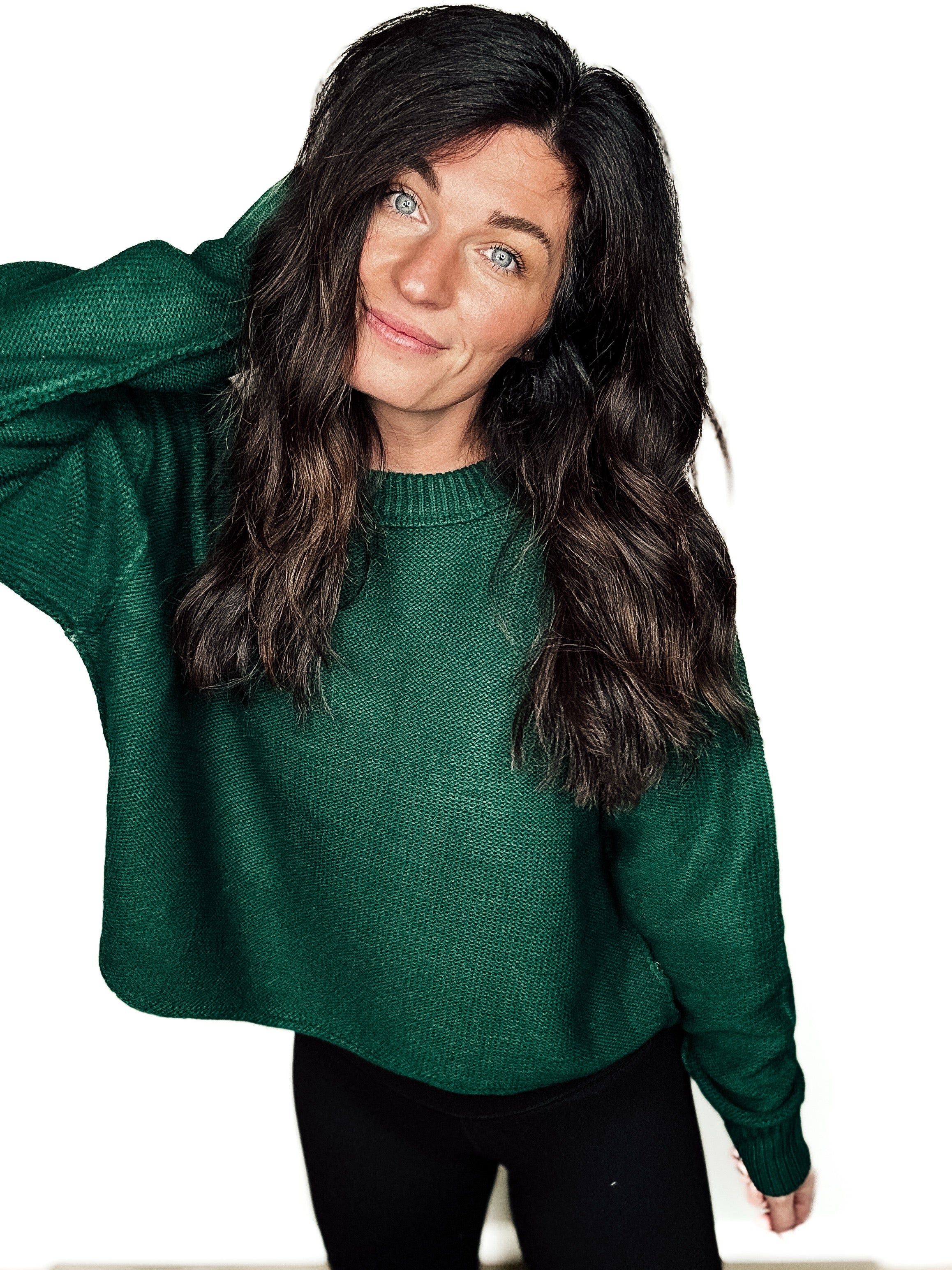 Evergreen Glow Sweater