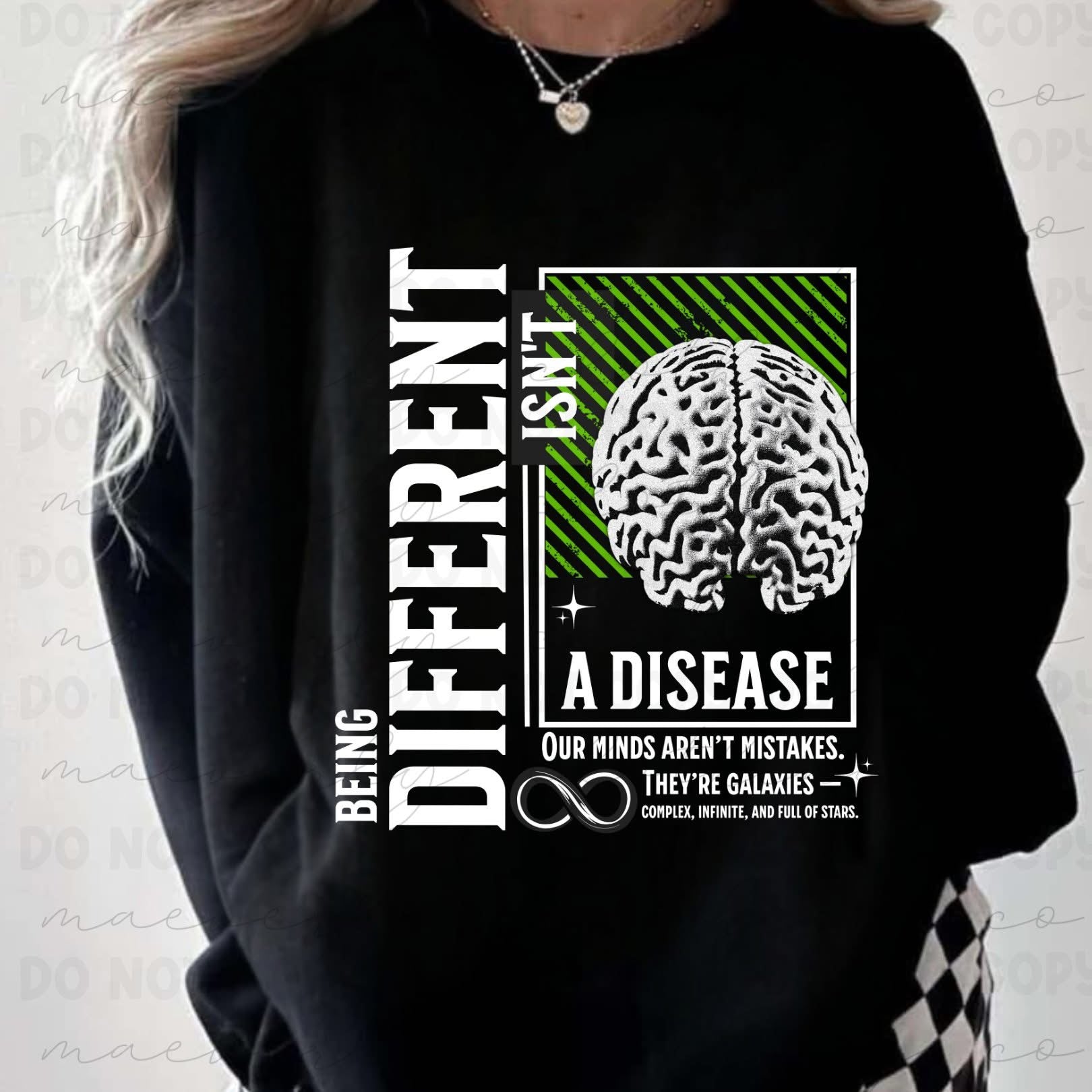 Being Different Isn't a Disease Graphic
