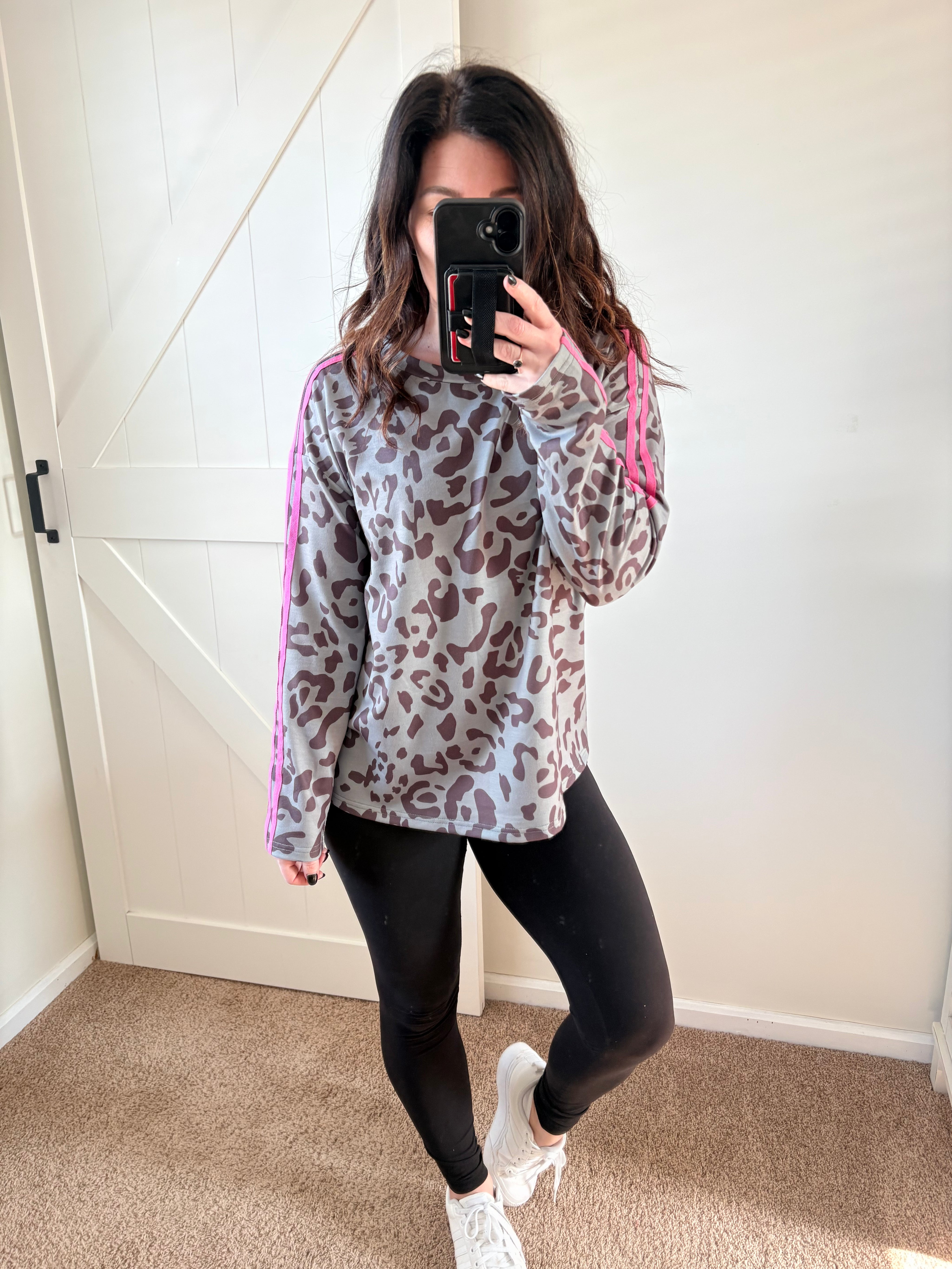 Wild Side Stripe Leopard Top PREORDER