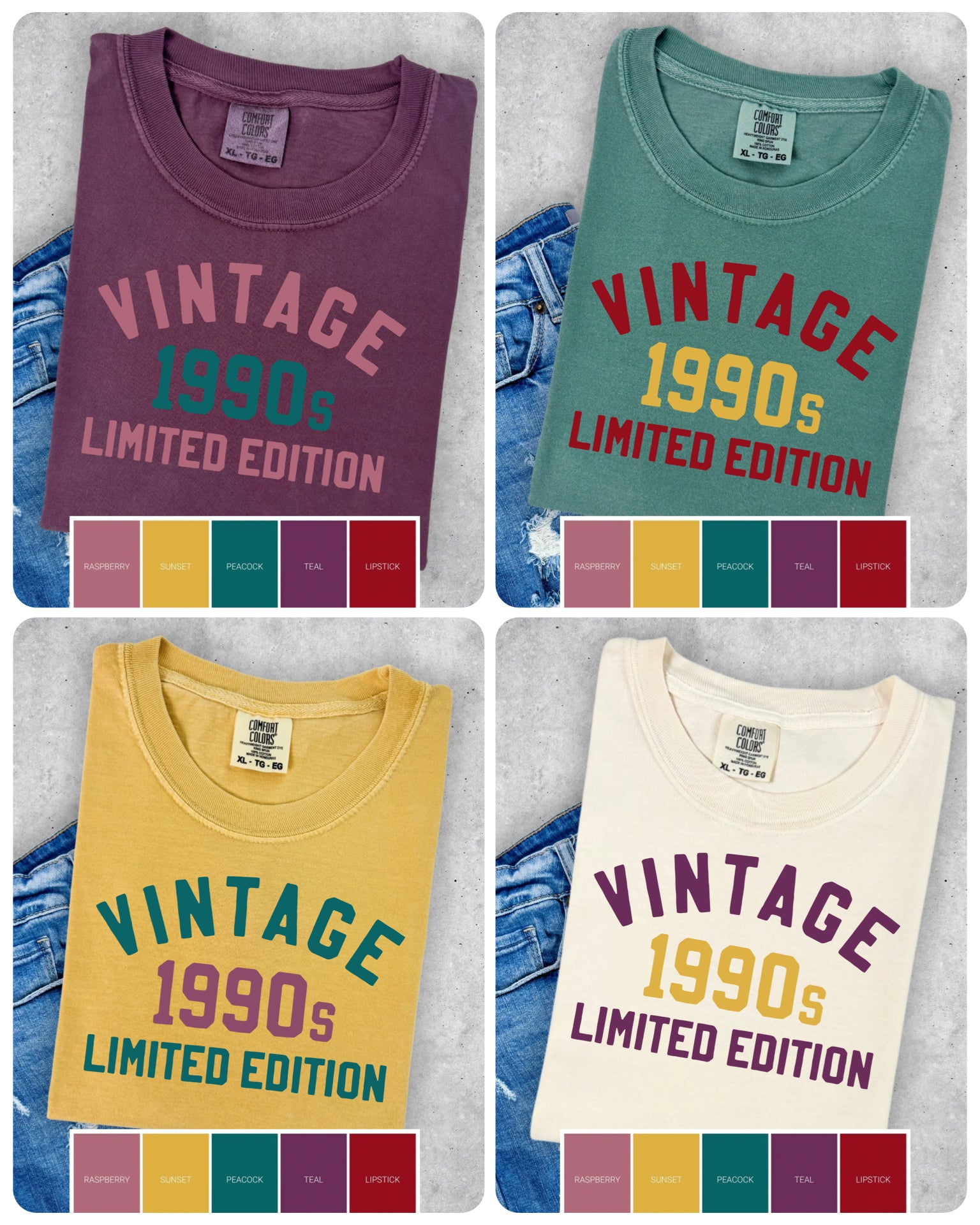 Vintage Decade Graphic