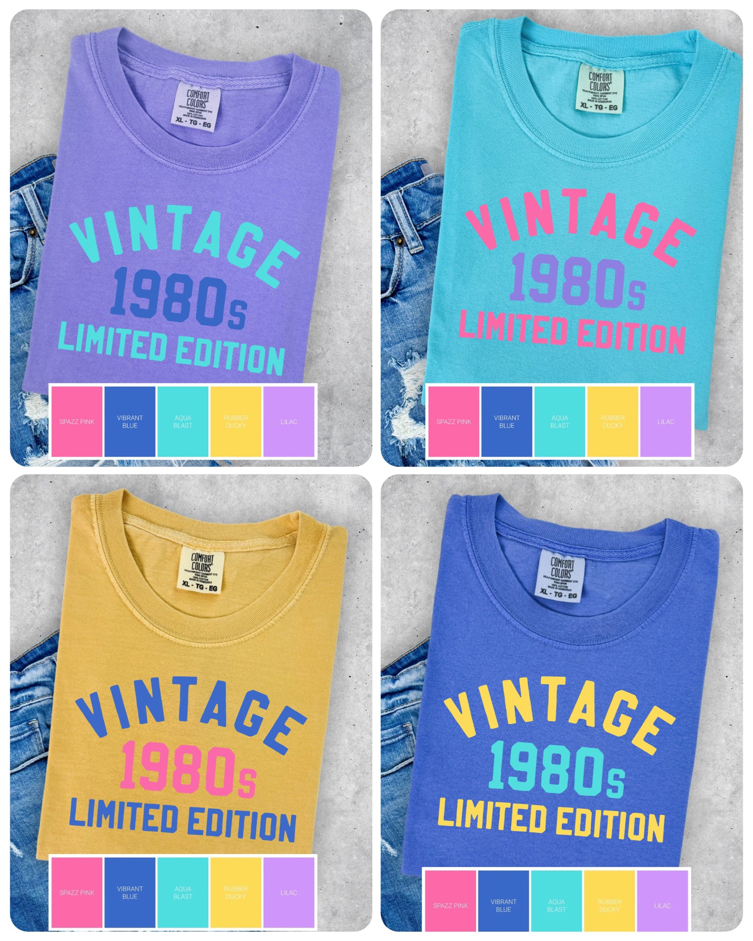 Vintage Decade Graphic