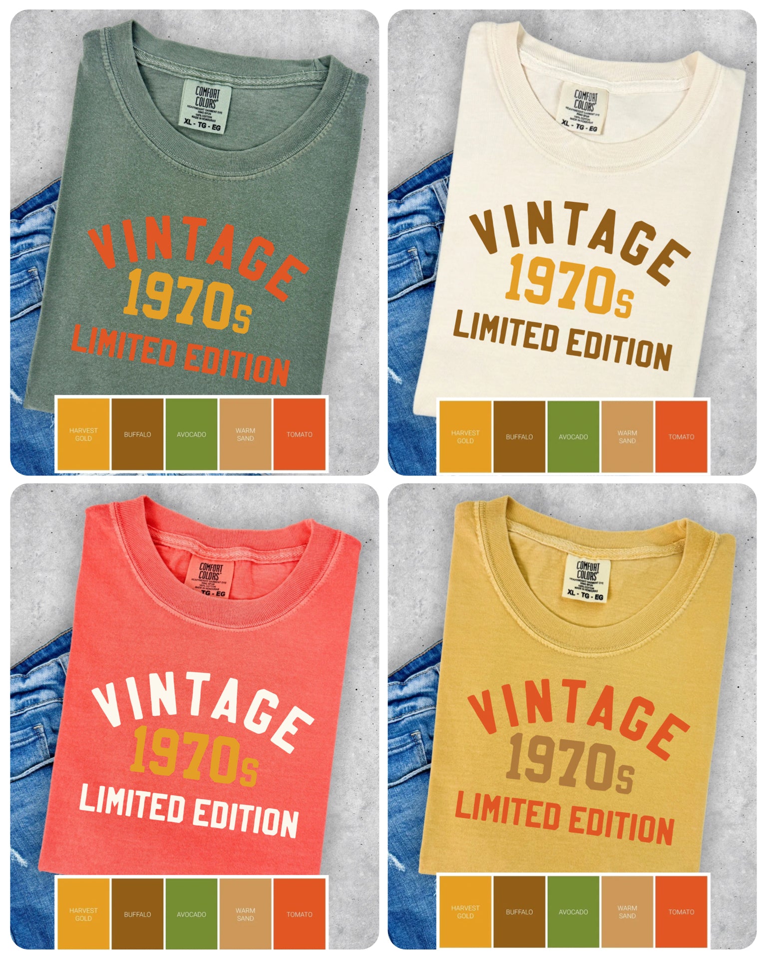 Vintage Decade Graphic