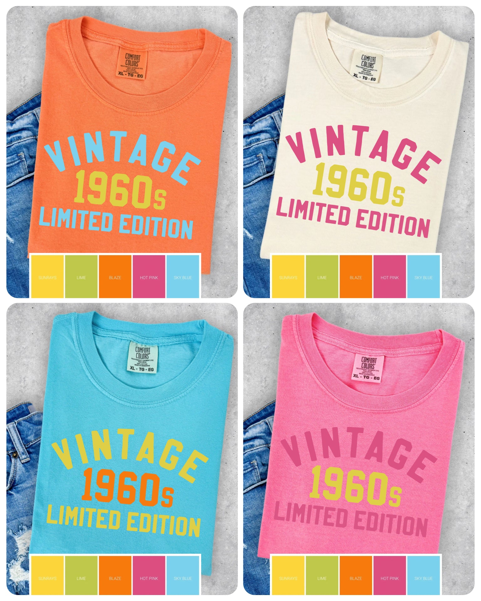 Vintage Decade Graphic