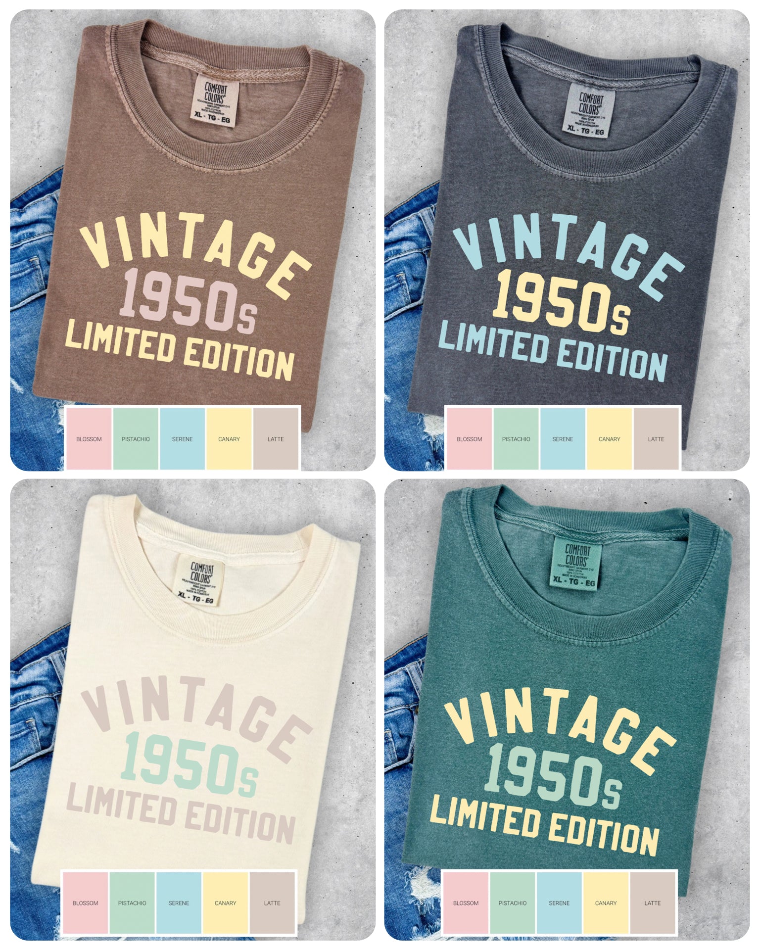 Vintage Decade Graphic