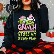 Grinch Stole My Lesson Plans Tee/Crewneck