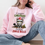 Shitting Jingle Bells Cat Tee/Crewneck