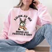 Look at Me Being All Festive Tee/Crewneck