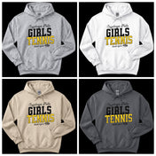 Cuyahoga Falls Girls Tennis Block Letter Design