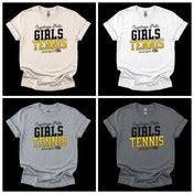 Cuyahoga Falls Girls Tennis Block Letter Design