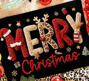 DOORBUSTER : Merry Things Faux Yarn Crewneck