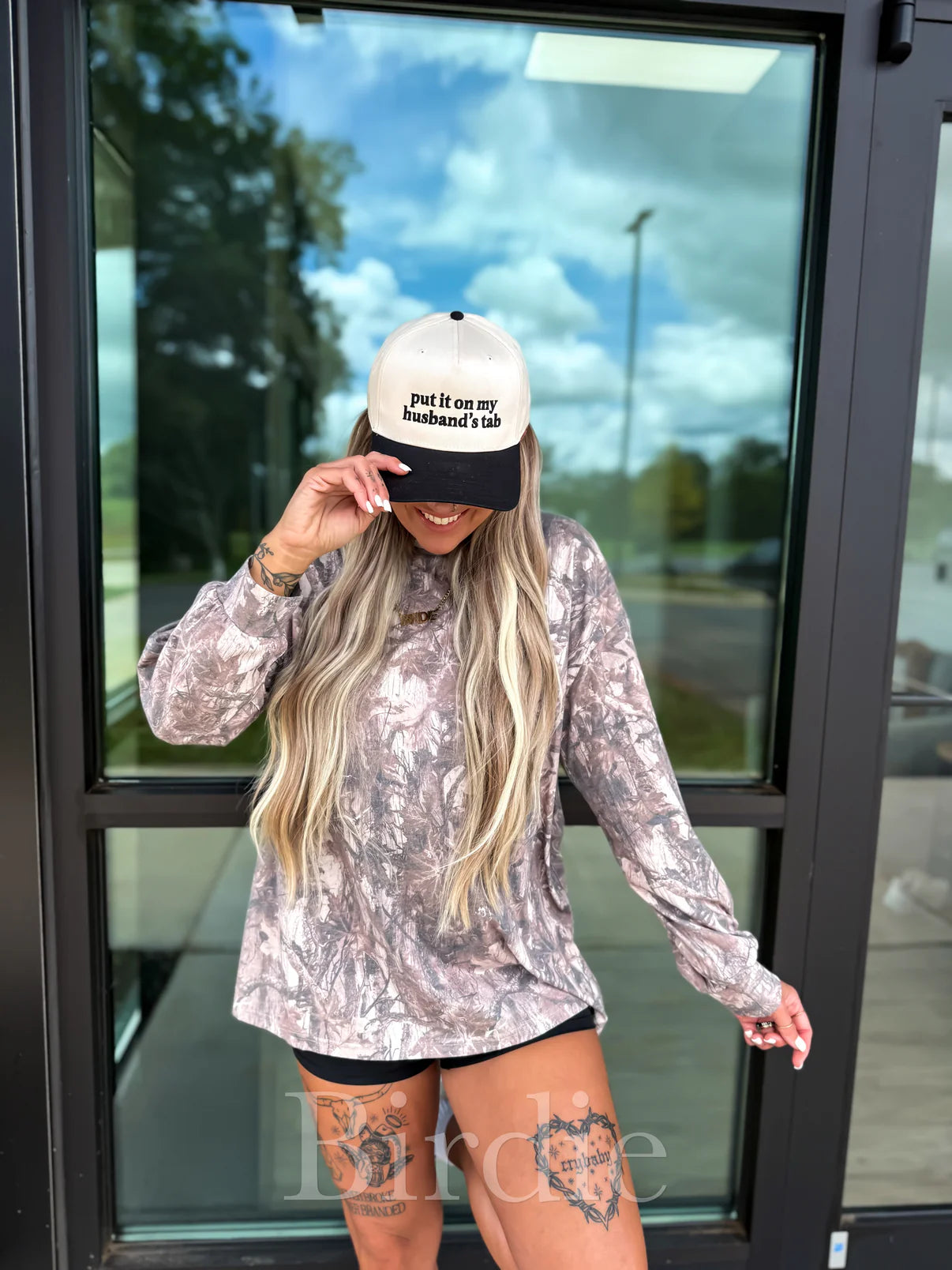 Woodland Wash Camo Long Sleeve Tee - PREORDER