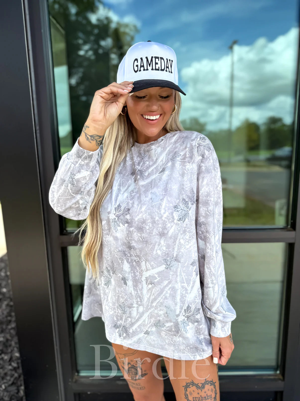 Iced Out Camo Long Sleeve Tee - PREORDER