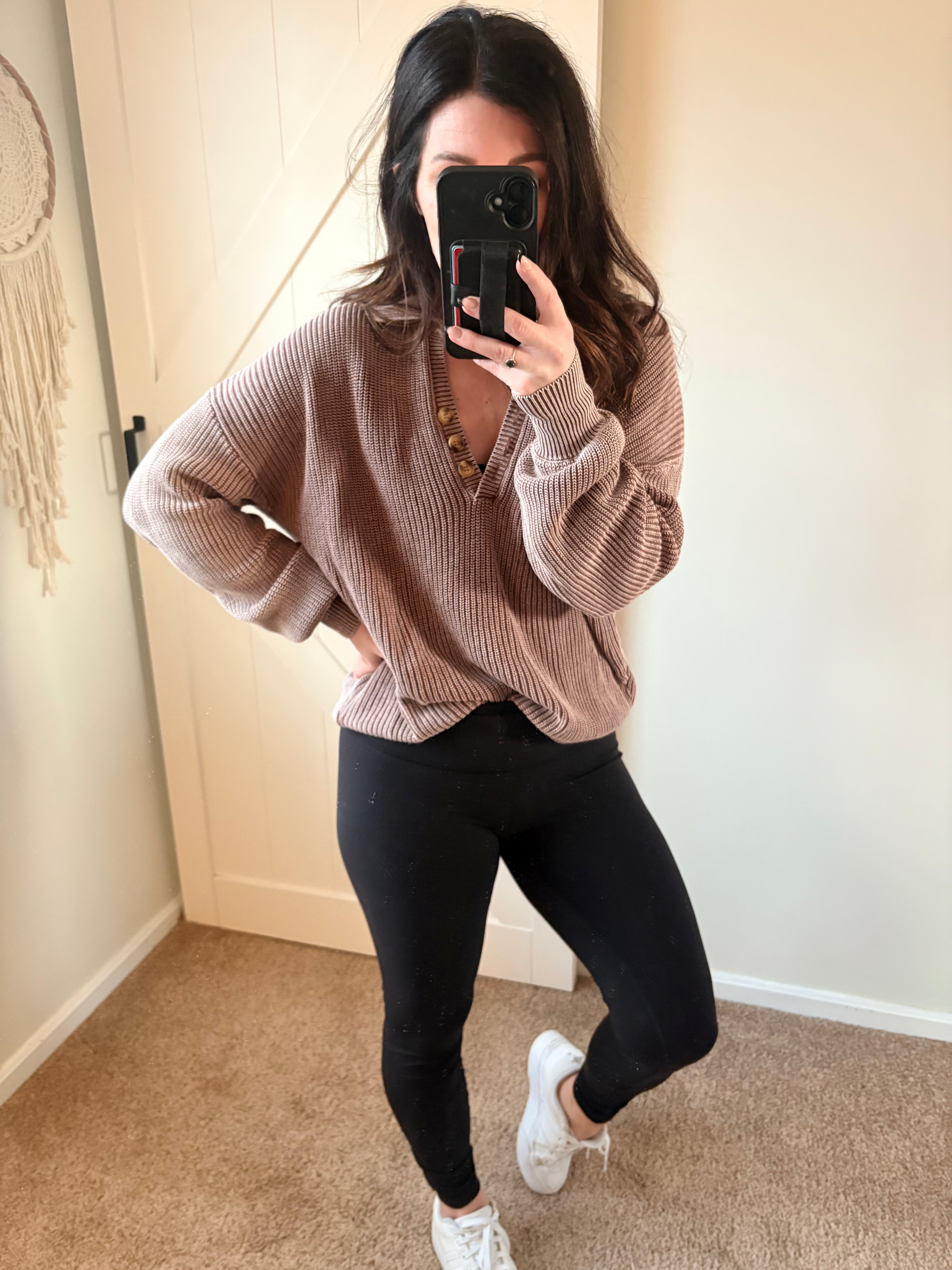 Golden Hour Button Knit Top PREORDER