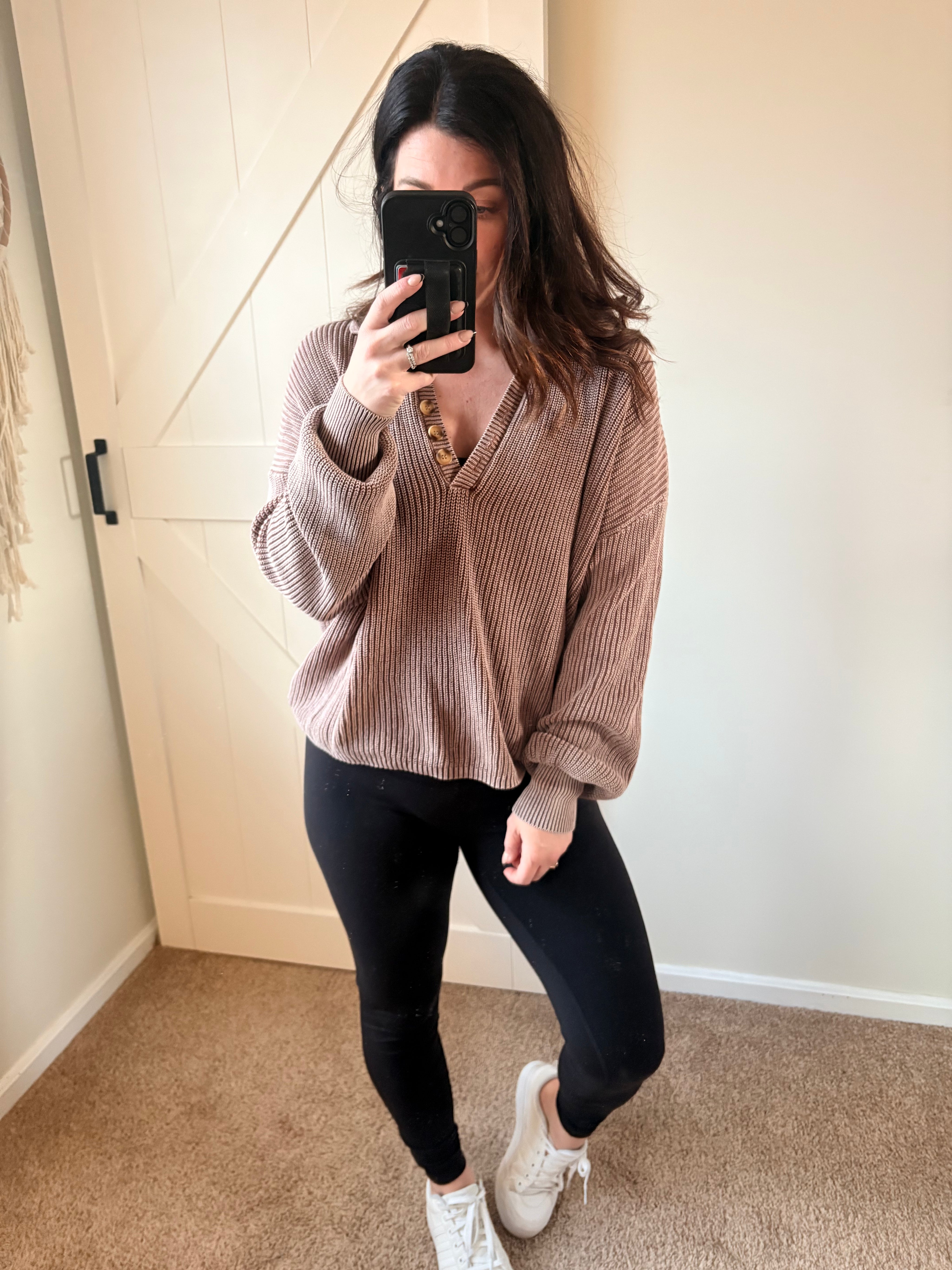 Golden Hour Button Knit Top PREORDER