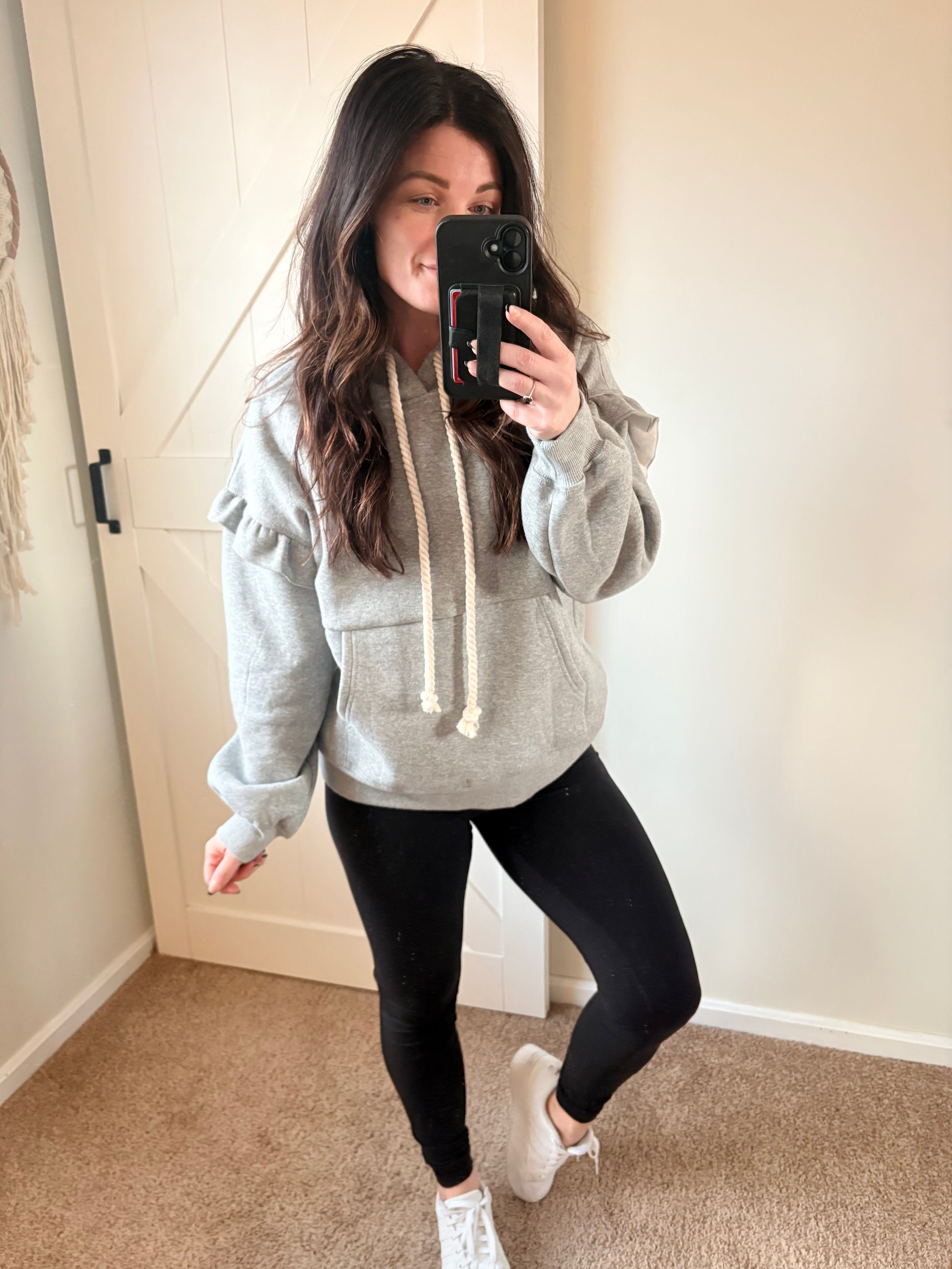 Soft Ruffle Everyday Hoodie