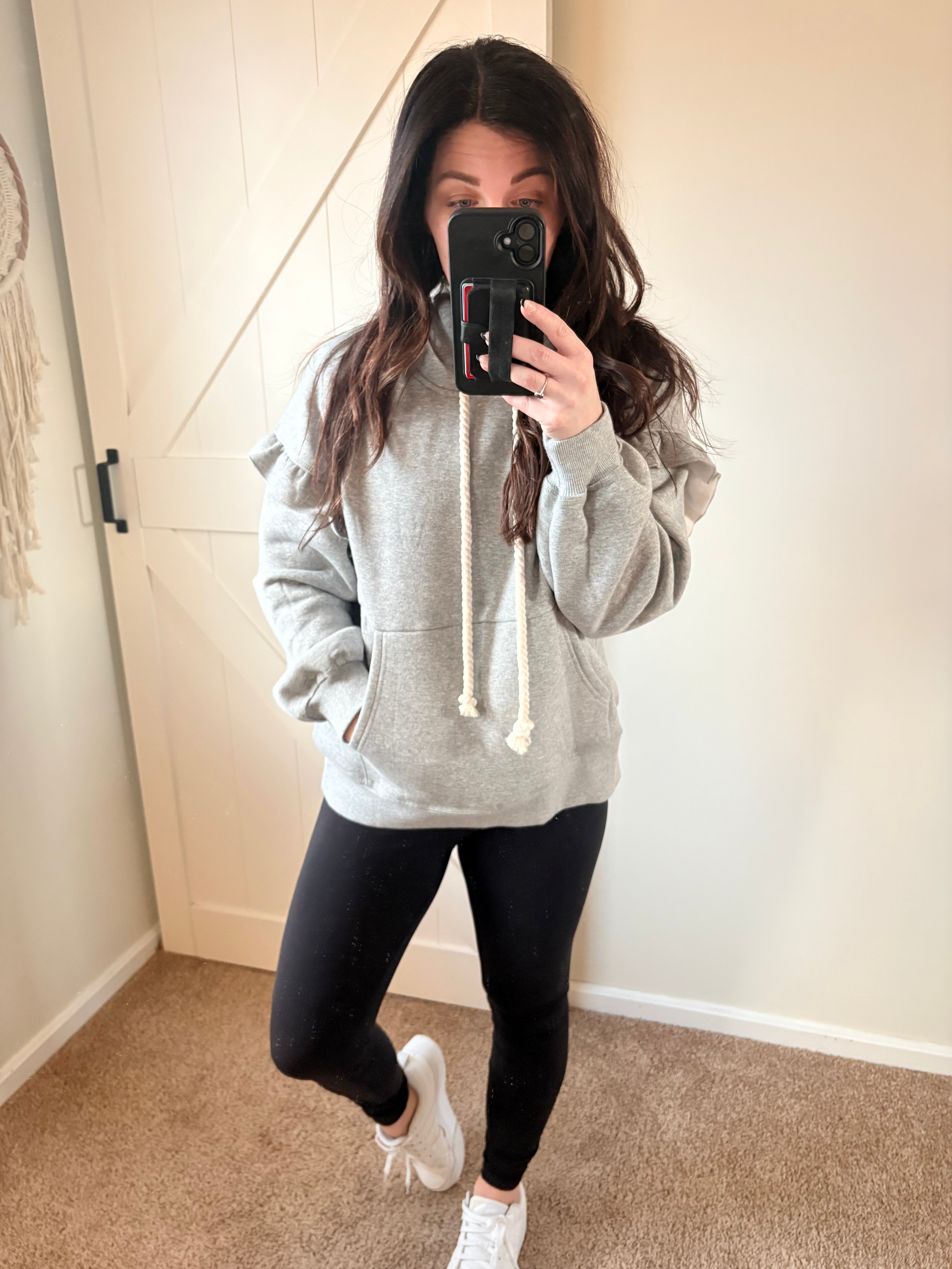 Soft Ruffle Everyday Hoodie