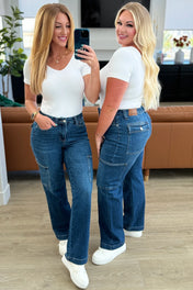 Judy Blue High Waist Cargo Jeans