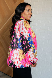 In The Wild Animal Print Blouse