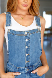 Izzy Control Top Retro Flare Overalls