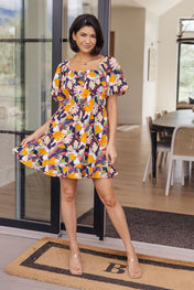 Just Hold On Floral Dress