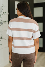 Knit & Known Drop Shoulder Sweater Knit Top