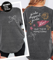 The Girls Support Girls || Any School, Team or Mascot Graphic