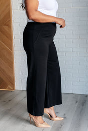 Magic Wide Leg Crop Pants in Black