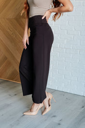 Magic Wide Leg Crop Pants in Chocolate