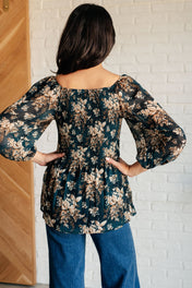 New Beginnings Square Neck Blouse