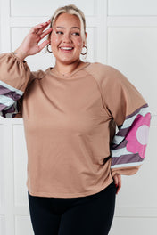 New and Improved Floral Patchwork Top