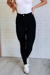 Nicole Tummy Control Skinny Jeans in Black