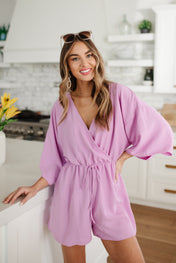 Purple Promise Romper