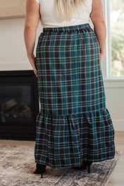 Plaid Perfection Maxi Skirt