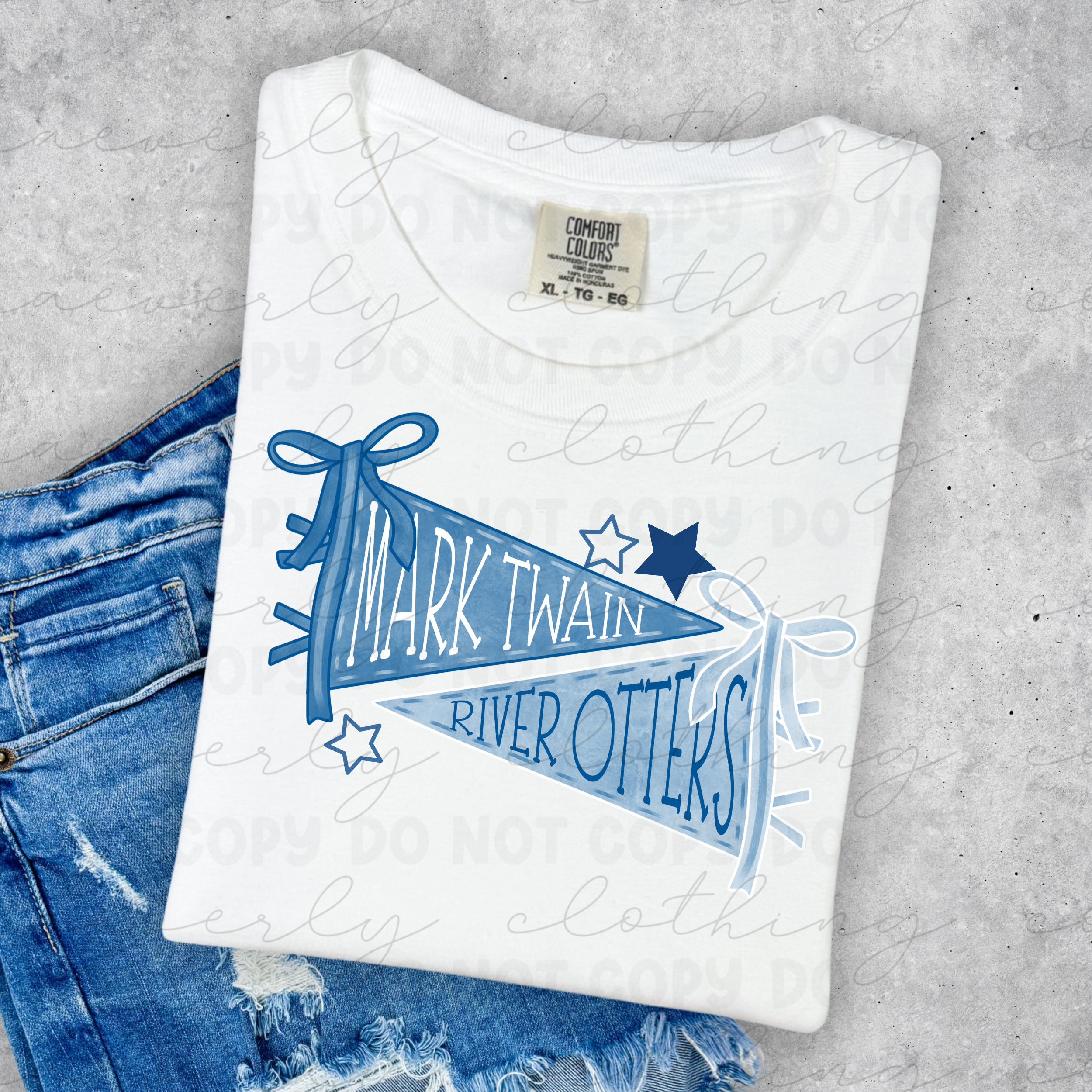 River Otter Pennants Tee/Crewneck