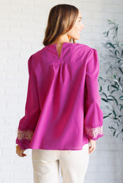 Rodeo Queen Embroidered Blouse