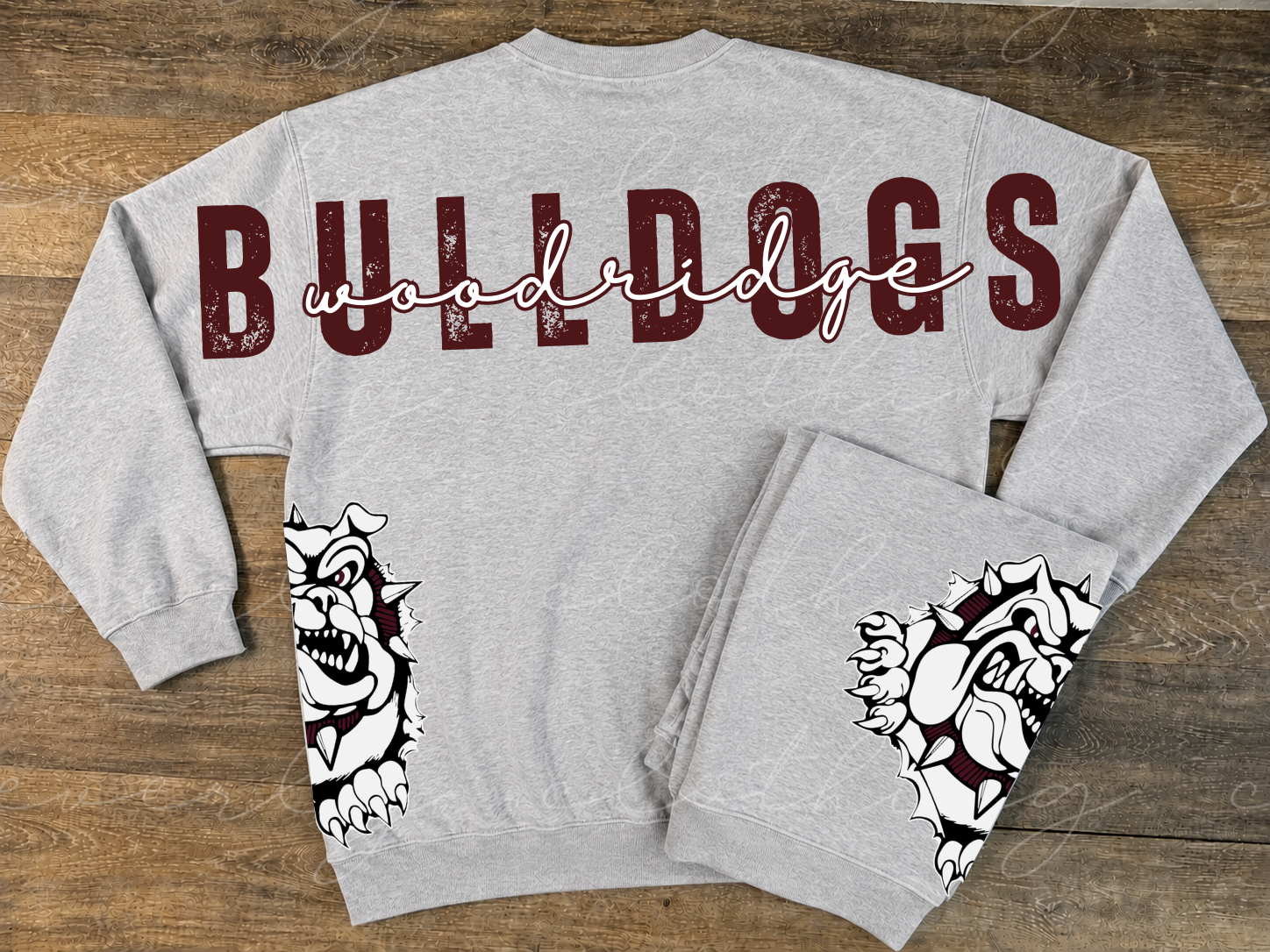 Woodridge Bulldogs Sidekick Crewneck Sweatshirt PREORDER
