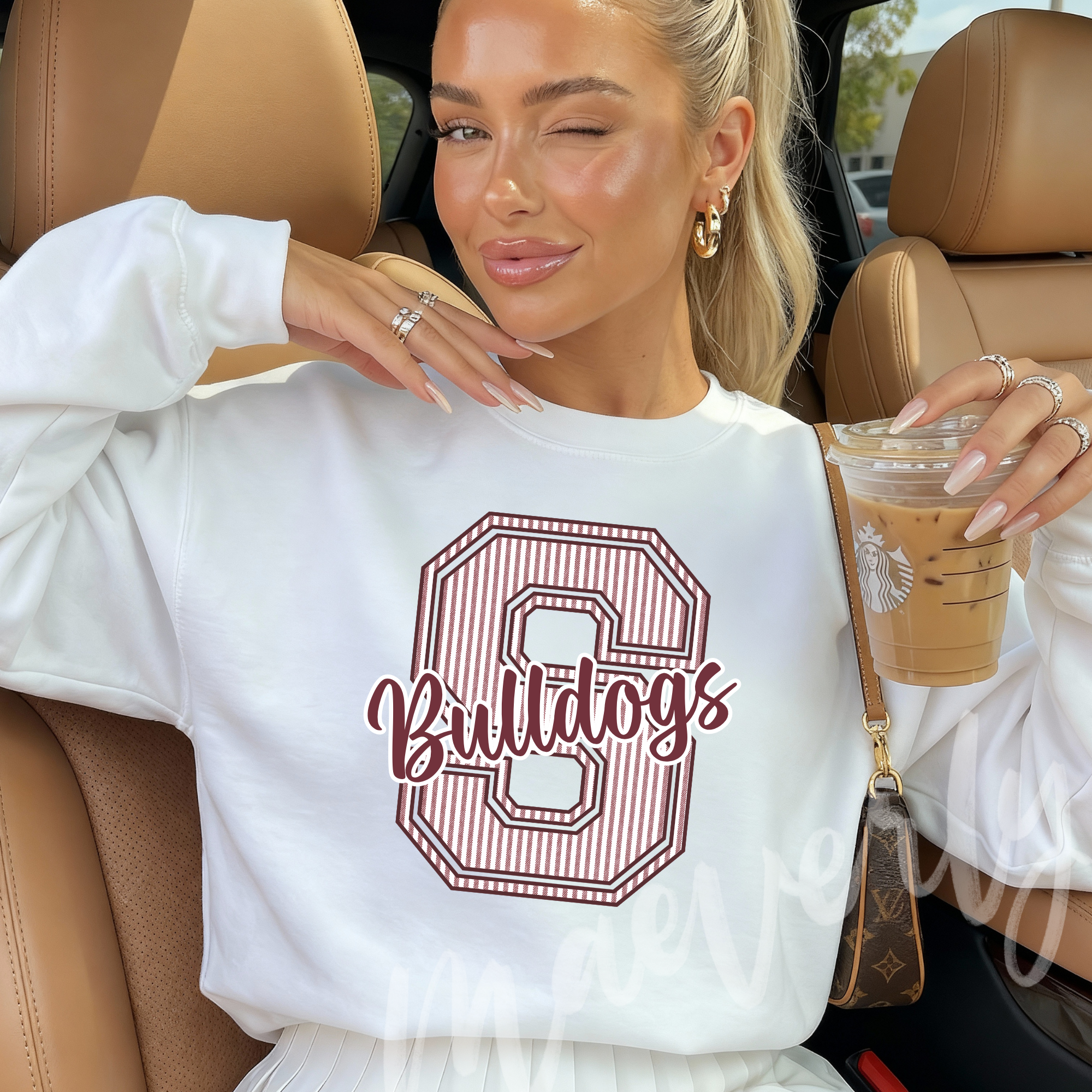 Statement Seersucker|| Stow Bulldogs Graphic