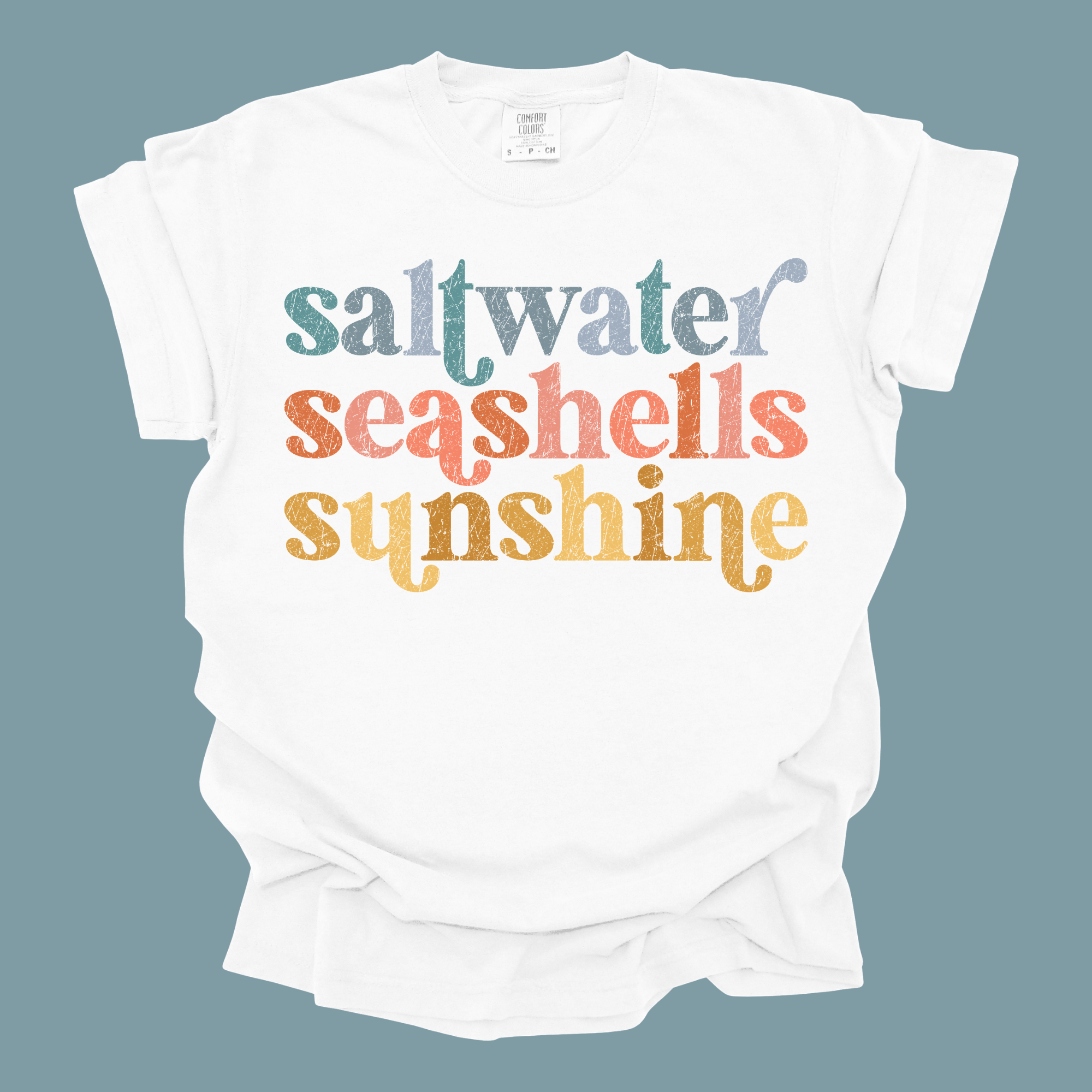 Saltwater, Seashells, Sunshine Graphic