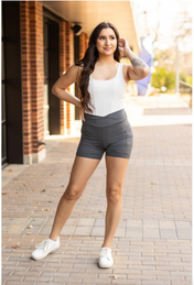 The Caleigh - Crossover Biker 5" Shorts