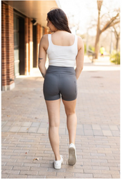 The Caleigh - Crossover Biker 5" Shorts
