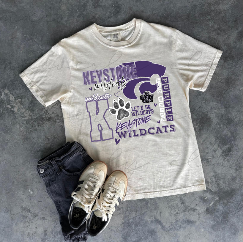 Keystone Wildcats Pep Rally Remix Tee/Crewneck