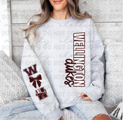 Wellington Duke Sleeve Mascot Tee/Crewneck