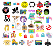 Build Your Own 80s Nostalgia Coquette Collage Graphic