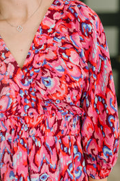 Seems Okay Abstract Print Romper