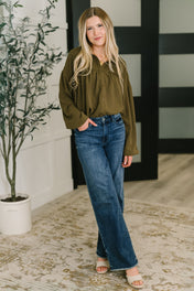 She's Got A Way Button Down Blouse