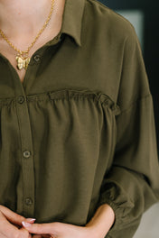 She's Got A Way Button Down Blouse