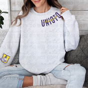 Any School/Any Team Neckline Mascot Graphic