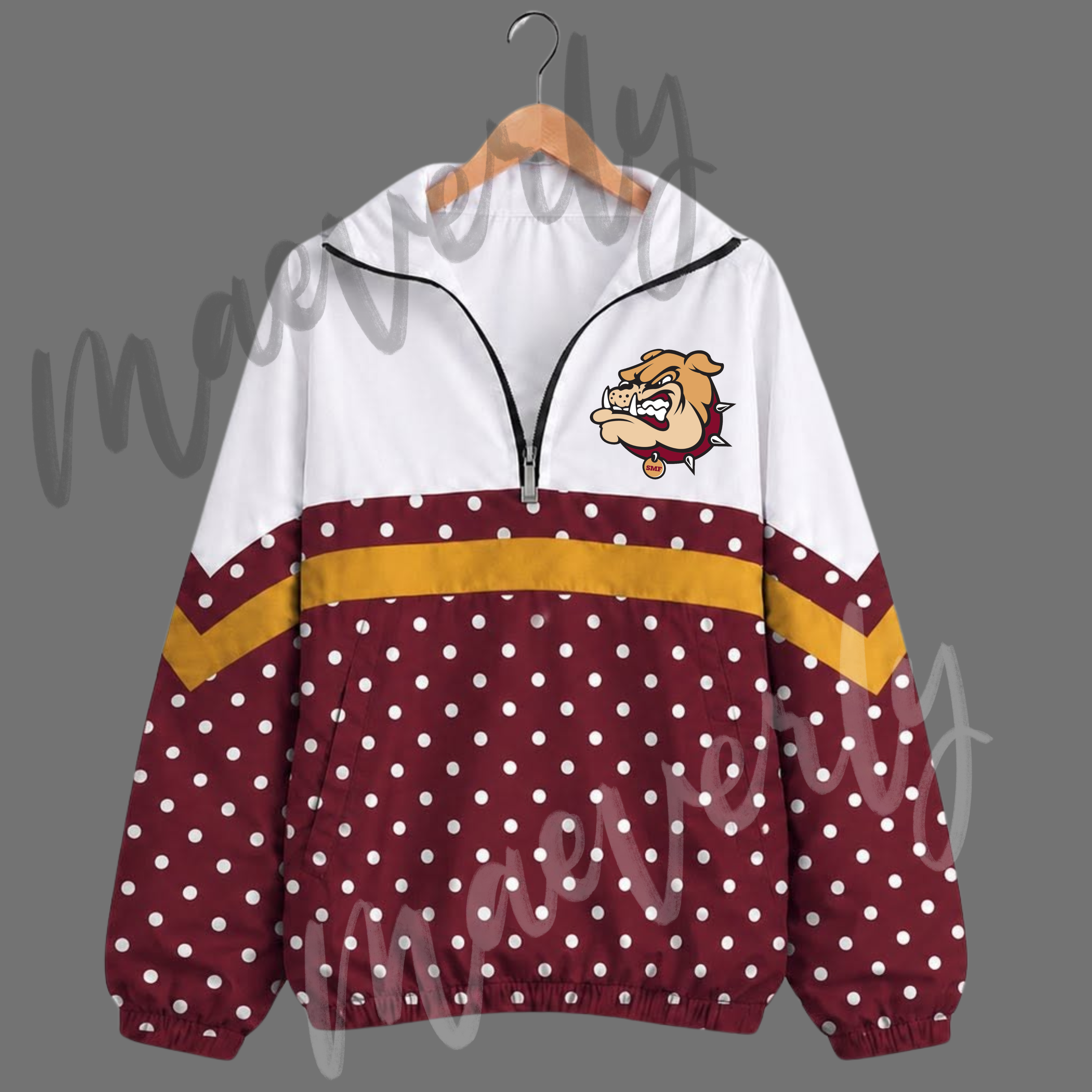 The Varsity Club Quarter Zip - Stow Bulldogs Option 2 [ETA 5-6.5 weeks]