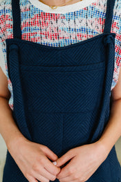 Suit Yourself Adjustable Strap Jumpsuit in Navy